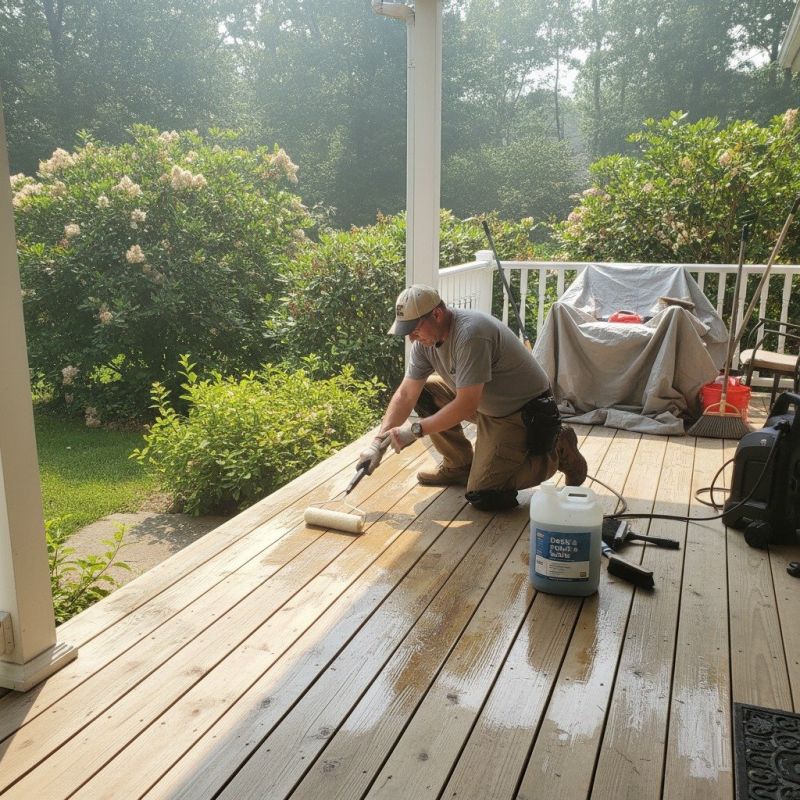 Deck Restaining