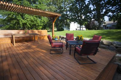 Prevent Fading with Deck Staining Service!